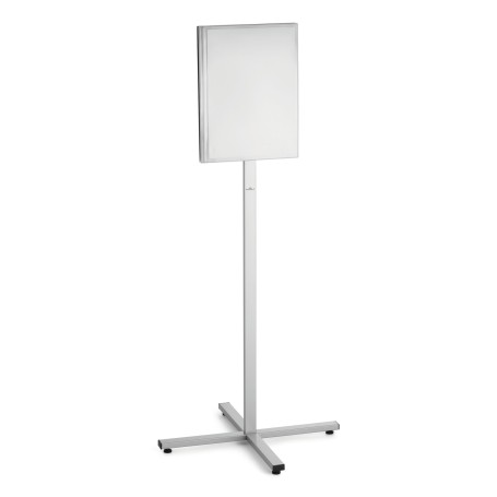 Durable 502957 stand informativo e supporto per brochure A3 Acciaio inox Antracite, Grigio