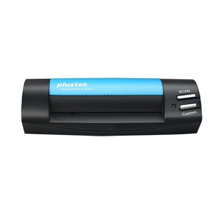 Plustek MobileOffice S602 Scanner per biglietti da visita 1200 x 1200 DPI A6 Nero, Blu (0287)