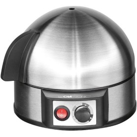 Clatronic EK 3321 Pentolino per uova 7 uovo/uova 400 W Nero, Acciaio inossidabile (263118)