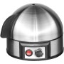 Clatronic EK 3321 Pentolino per uova 7 uovo/uova 400 W Nero, Acciaio inossidabile (263118)