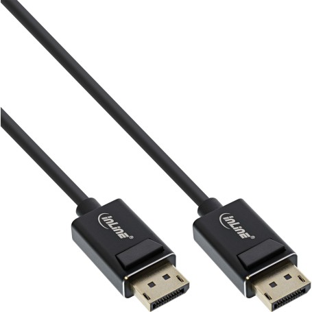 InLine Cavo DisplayPort 2.0, 8K4K UHBR, nero, contatti dorati, 1m (15401P)