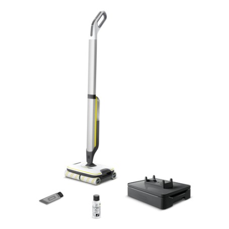 Kärcher FC 7 PLUS Mocio elettrico Batteria Bagnato Senza sacchetto Argento 2,85 Ah (1.055-710.0)