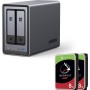 Ugreen NASync DXP2800 2-Bay NAS mit 16 TB (2x 8 TB Seagate IronWolf) Intel N100 8 GB DDR5 (25369 & 2x ST8000VN004)