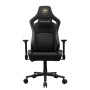 COUGAR CGR-DFF-GLB Sedia da gaming per PC Sedia imbottita tappezzata Nero, Oro (3MDFFGLB.0001)