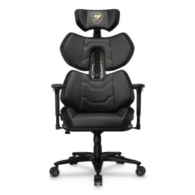 COUGAR Terminator Elite Gold Sedia da gaming per PC Seduta imbottita Nero, Oro (CGR-TRE-GLB)