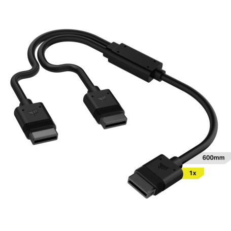 iCUE LINK Y-Kabel, 600mm (schwarz, 1 Stck) (CL-9011124-WW)