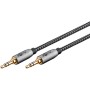 Goobay 65274 cavo audio 2 m 3.5mm TRS Nero, Argento