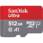 SanDisk microSDHC Ultra 512GB (UHS-1/Cl.10/100MB/s) + Adapter, Tablet (00215485)