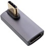 InLine Adattatore USB4, spina/presa USB-C verticale angolata a destra/sinistra (35900H)