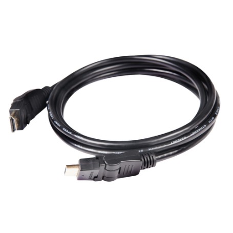CLUB3D HDMI 2.0 4K60Hz UHD 360 Degree Rotary cable 2m/6.74ft (CAC-1360)