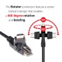 CLUB3D HDMI 2.0 4K60Hz UHD 360 Degree Rotary cable 2m/6.74ft (CAC-1360)