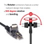 CLUB3D HDMI 2.0 4K60Hz UHD 360 Degree Rotary cable 2m/6.74ft (CAC-1360)