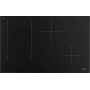 SMEG SIM3844N design Classica Piano cottura a induzione cm. 80, 4 zone cottura, Auto-Vent 2.0, nero opaco