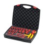 Wiha 43024 chiave a cricchetto 10,11,12,13,14,17,19,22,24,27,32 mm 16 pz Rosso, Giallo