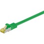 Goobay RJ-45 CAT7 1m cavo di rete Verde S/FTP (S-STP) (91586)