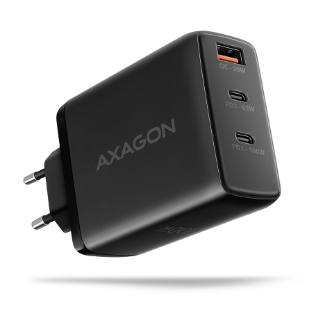 Axagon ACU-DPQ100 Caricabatterie per dispositivi mobili Computer portatile, Telefono cellulare, Netbook, Computer portatile, Sma
