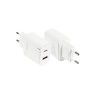 Alcasa PCA-W003W Caricabatterie per dispositivi mobili Altro, Smartphone, Tablet, Universale Bianco AC Ricarica rapida