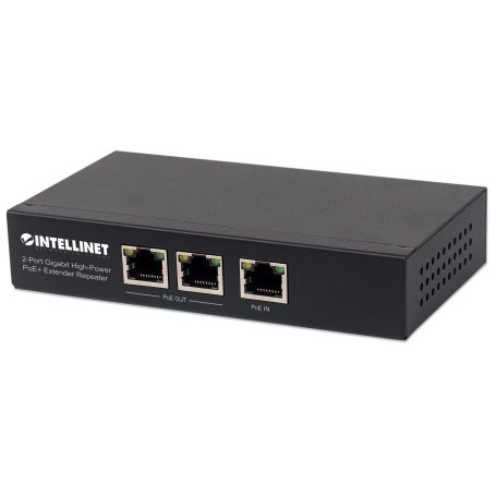 Intellinet 561266 switch di rete Non gestito Gigabit Ethernet (10/100/1000) Supporto Power over Ethernet (PoE) Nero