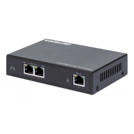 Intellinet 561600 moltiplicatore di rete Trasmettitore di rete Nero 10, 100, 1000 Mbit/s