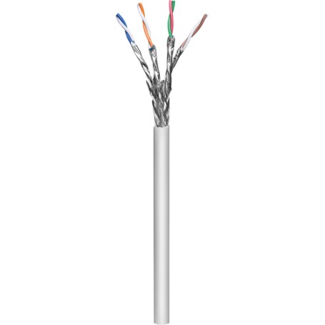 Goobay 96093 cavo di rete Grigio 50 m Cat6 S/FTP (S-STP) (96093)