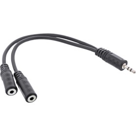 InLine 99300B cavo audio 3.5mm 2 x 3.5mm Nero (99300B)