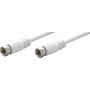 Goobay AKF 150 1.5m cavo coassiale 1,5 m Bianco (11721)