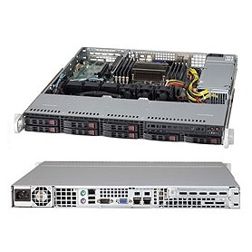 Supermicro Superserver 1017R-MTF Intel® C602 LGA 2011 (Socket R) Rack (1U) Nero (SYS-1017R-MTF)
