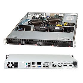 Supermicro SuperServer 6017R-TDF Intel® C602 LGA 2011 (Socket R) Rack (1U) Nero (SYS-6017R-TDF)