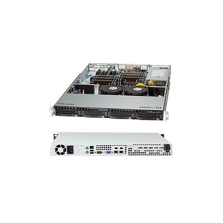 Supermicro SuperServer 6017R-TDF Intel® C602 LGA 2011 (Socket R) Rack (1U) Nero (SYS-6017R-TDF)