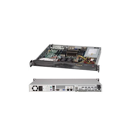 Supermicro SuperServer 5017R-MF Intel® C602 LGA 2011 (Socket R) Rack (1U) Nero (SYS-5017R-MF)