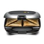 Rommelsbacher ST 1000 tostiera 1000 W Nero, Argento