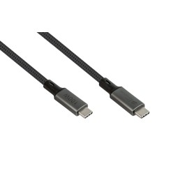 Alcasa Kabel / Adapter cavo USB USB4 Gen 2x2 1 m USB C Grigio (2402-T010A)