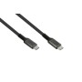 Alcasa 2240-CCT030A cavo USB USB 2.0 3 m USB C 0,48 Gbit/s 240 W Grafite
