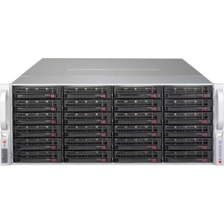 Supermicro CSE-847BE1C-R1K28WB computer case Supporto Nero 1280 W (CSE-847BE1C-R1K28WB)
