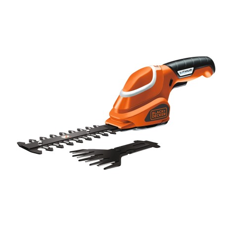 Akku-Gras-Strauchschere GSL700 (orange/schwarz, Li-Ionen Akku 1,3 Ah) (GSL700-QW)