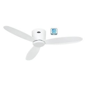 CasaFan ECO PLANO II 112 WE-WE WiFi Flügel lack weiß Deckenventilator 13 W (Ø x H) 112 cm x 160 mm Weiß mit Fernbedienung, T (311283W)