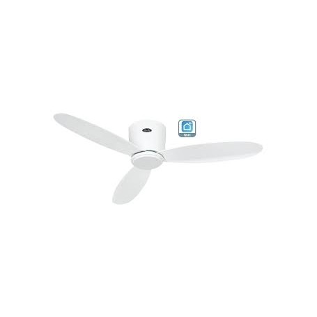 CasaFan ECO PLANO II 112 WE-WE WiFi Flügel lack weiß Deckenventilator 13 W (Ø x H) 112 cm x 160 mm Weiß mit Fernbedienung, T (311283W)