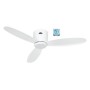 CasaFan ECO PLANO II 112 WE-WE WiFi Flügel lack weiß Deckenventilator 13 W (Ø x H) 112 cm x 160 mm Weiß mit Fernbedienung, T (311283W)