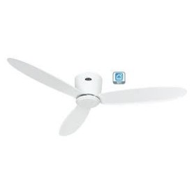 CasaFan ECO PLANO II 132 WE-WE WiFi Flügel lack weiß Deckenventilator 28 W (Ø x H) 132 cm x 160 mm Weiß mit Fernbedienung, T (313283W)