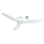 CasaFan ECO PLANO II 132 WE-WE WiFi Flügel lack weiß Deckenventilator 28 W (Ø x H) 132 cm x 160 mm Weiß mit Fernbedienung, T (313283W)