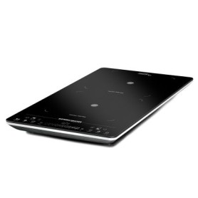 Rommelsbacher CT 3430/IN piano cottura Nero, Argento Superficie piana Piano cottura a induzione 2 Fornello(i)