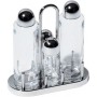 Alessi 5070 oliera/acetiera Lattina Vetro, Acciaio inox Acciaio inox, Trasparente