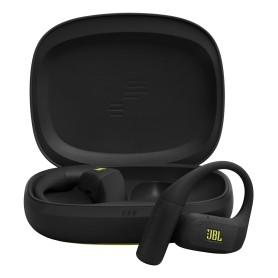 JBL Endurance Zone Cuffie Sportive Open-Ear True Wireless con Archetto Ergonomico, colore Nero e Giallo (JBLENDUZONEBLKL)