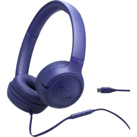 JBL Tune 530C USB C Auricolare Cablato A Padiglione USB tipo-C Blu (JBLT530CBLU)