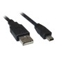 Sharkoon 4044951015566 cavo USB 1 m USB 2.0 USB A Mini-USB B Nero (4044951015566)