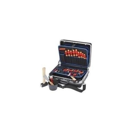 Werkzeugkoffer 002105HLS, 24-teilig (schwarz, mit Werkzeug-Sortiment) (00 21 05 HLS)