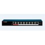 Hikvision DS-3E0109P-E/M switch di rete Non gestito Fast Ethernet (10/100) Supporto Power over Ethernet (PoE) Montaggio da deskt