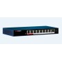 Hikvision DS-3E0109P-E/M switch di rete Non gestito Fast Ethernet (10/100) Supporto Power over Ethernet (PoE) Montaggio da deskt