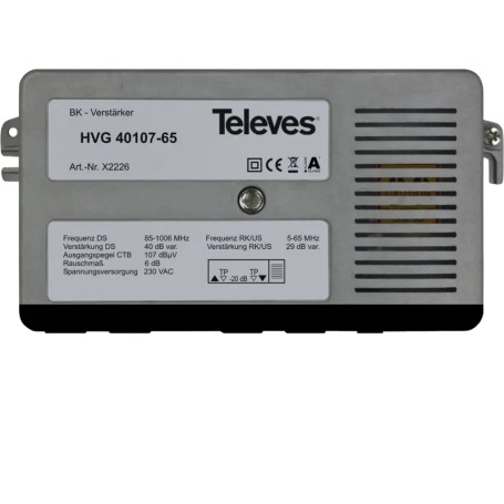 Verstärker HVG40107-65 40dB CTB 107dB RK 28dB (HVG40107-65) (X2226)