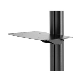 Peerless ACC-MS accessorio per carrello multimediale Nero Metallo Mensola regolabile
